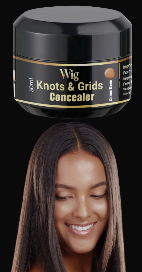 Light Brown-makeup for realistic lace wig part and hairline