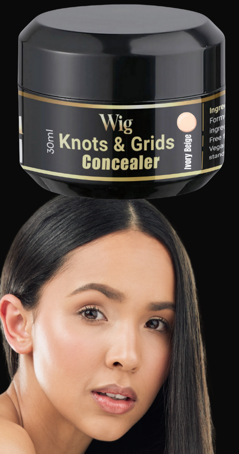 Ivory Beige-real scalp effect for lace front wig installs