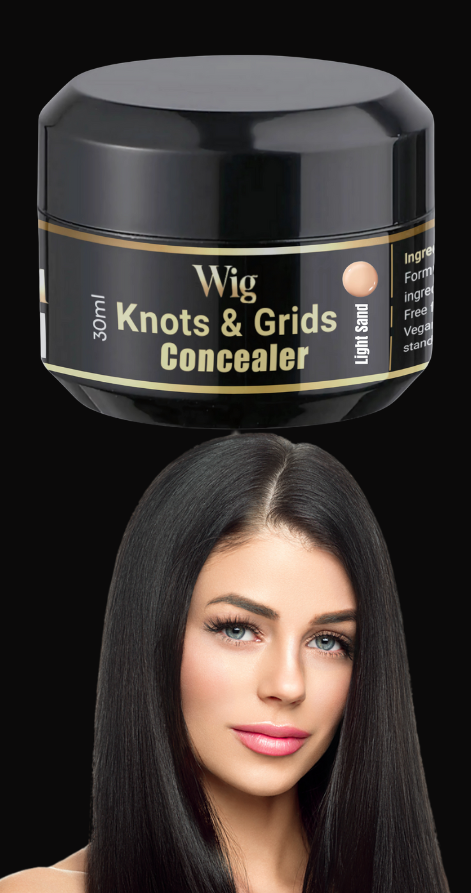 Light Sand-lace wig knot hider for invisible hairline