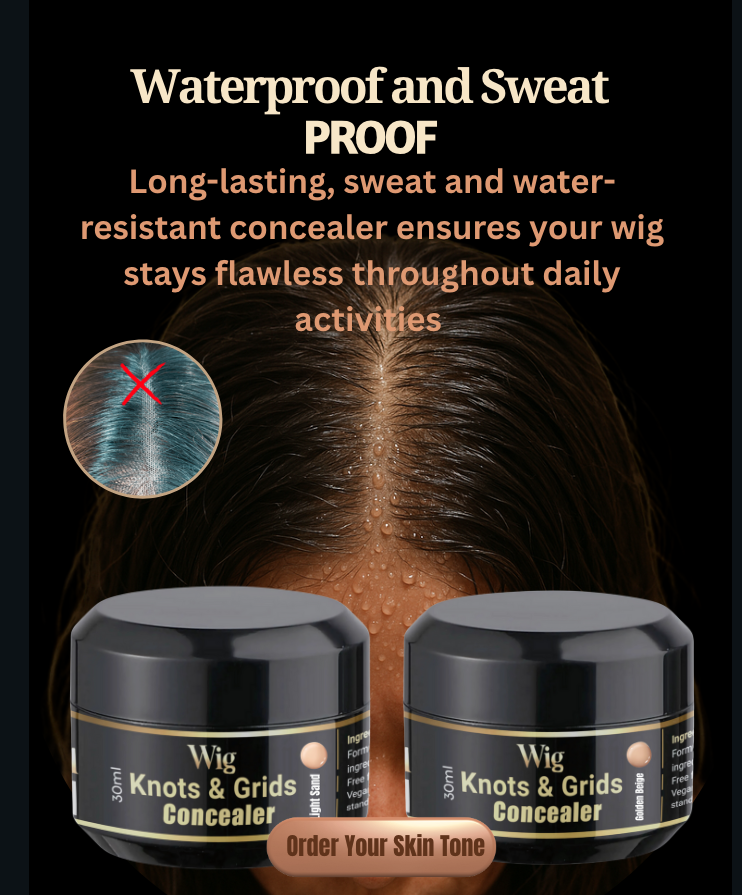 how to hide wig knots and grids without bleach