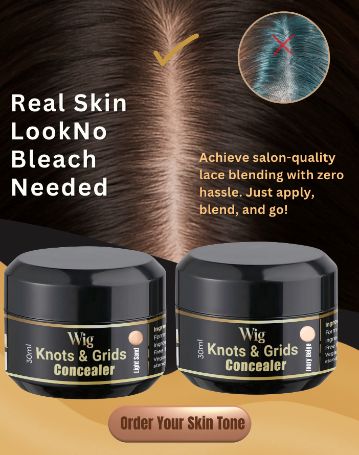 smudge-proof concealer for lace front wigs