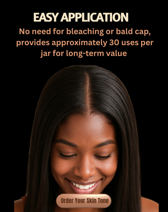 wig makeup to make lace invisible on scalp