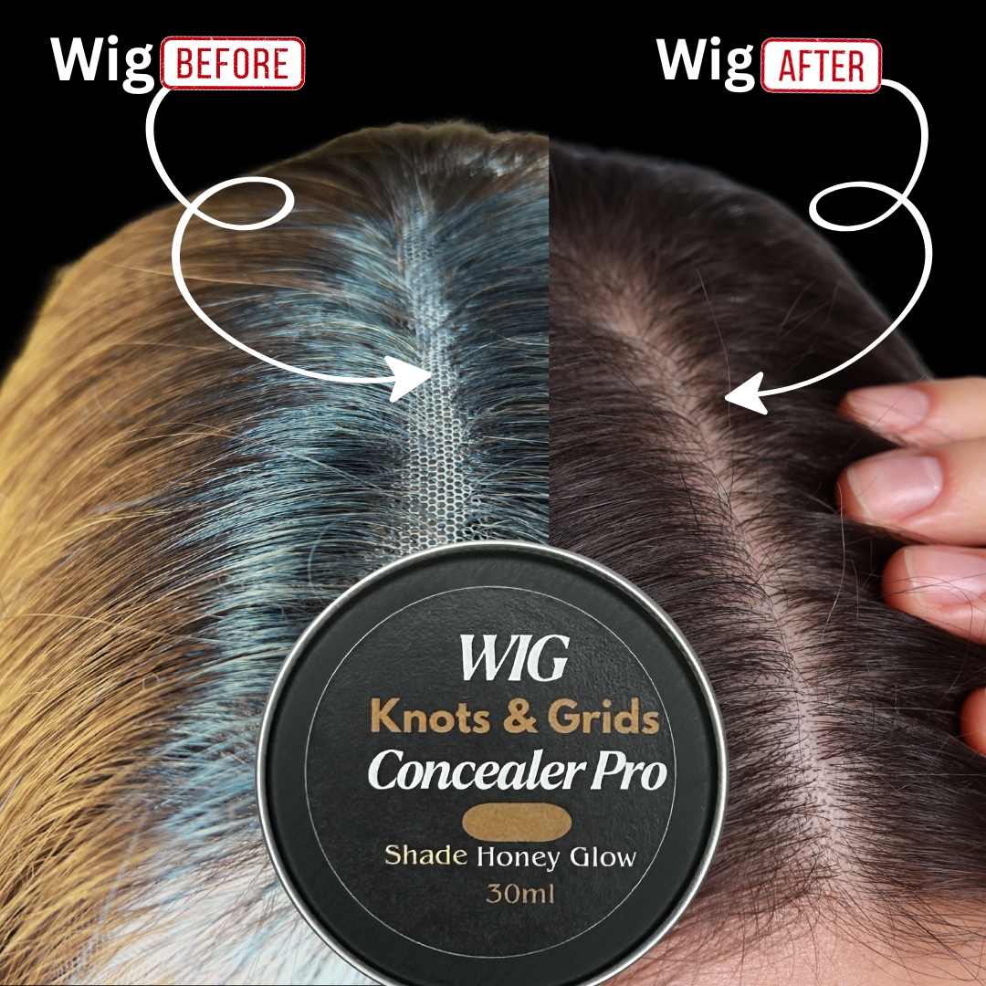 Honey Glow–Advanced Lace Wig Knots, Holes & Grid Concealer – 30ml Jar