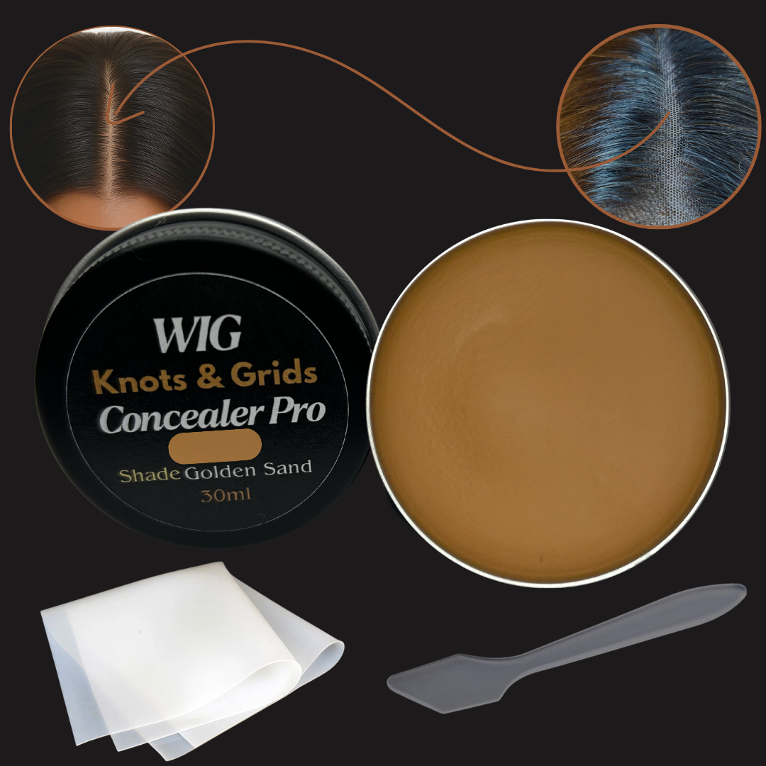 Golden Sand–Lace Wig Knots, Holes & Grid Concealer Pro | Realistic Scalp