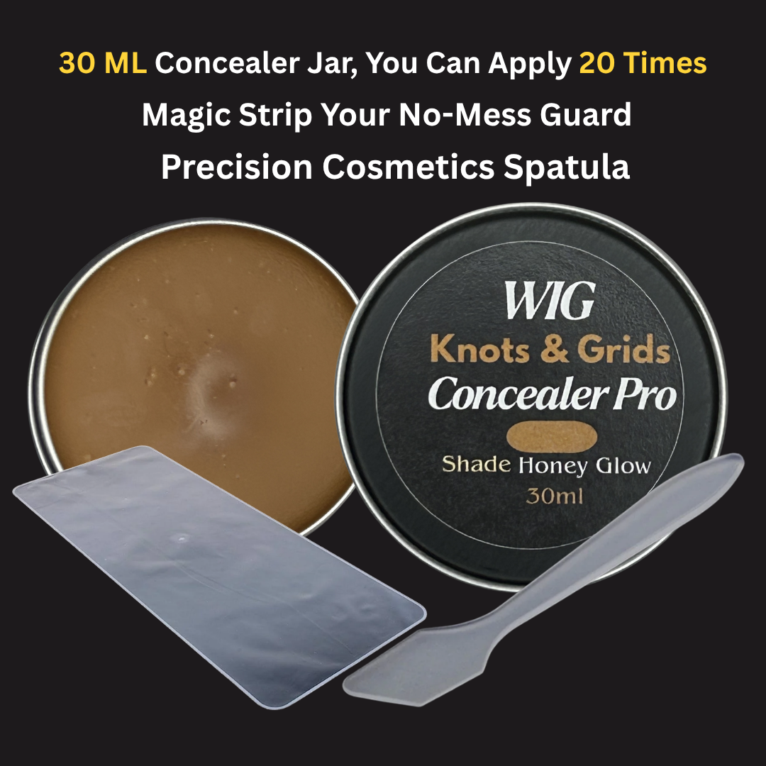 Honey Glow–Advanced Lace Wig Knots, Holes & Grid Concealer – 30ml Jar
