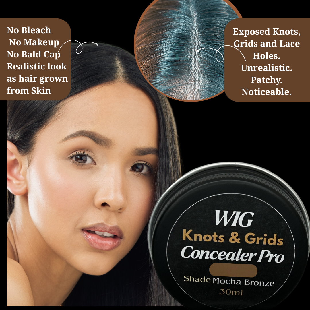 Mocha Bronze-Lace Wig Knots Holes & Grid Concealer Pro 30 ml Jar - Image 6