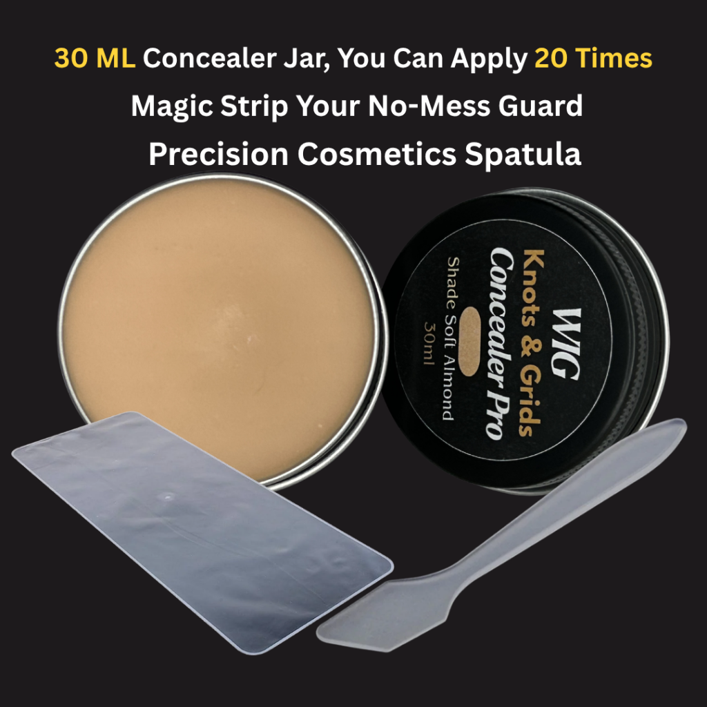 Soft Almond-Lace Wig Knots Holes & Grid Concealer Pro 30 ml Jar