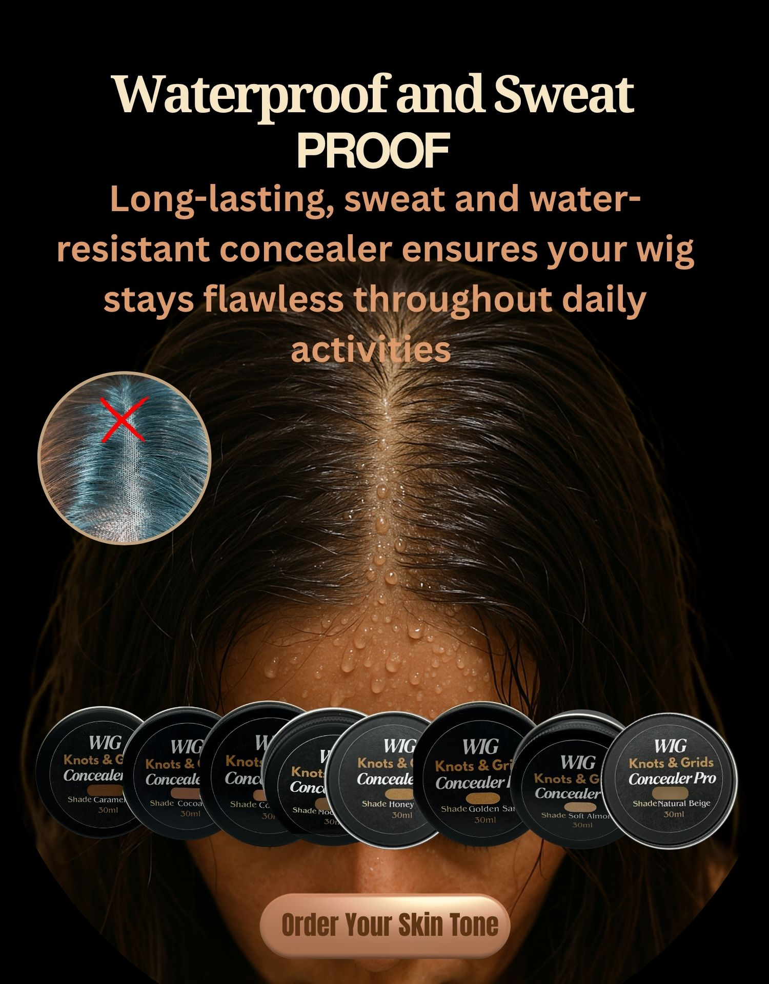 Advanced Lace Wig Knots, Holes & Grid Concealer – 30ml Ja